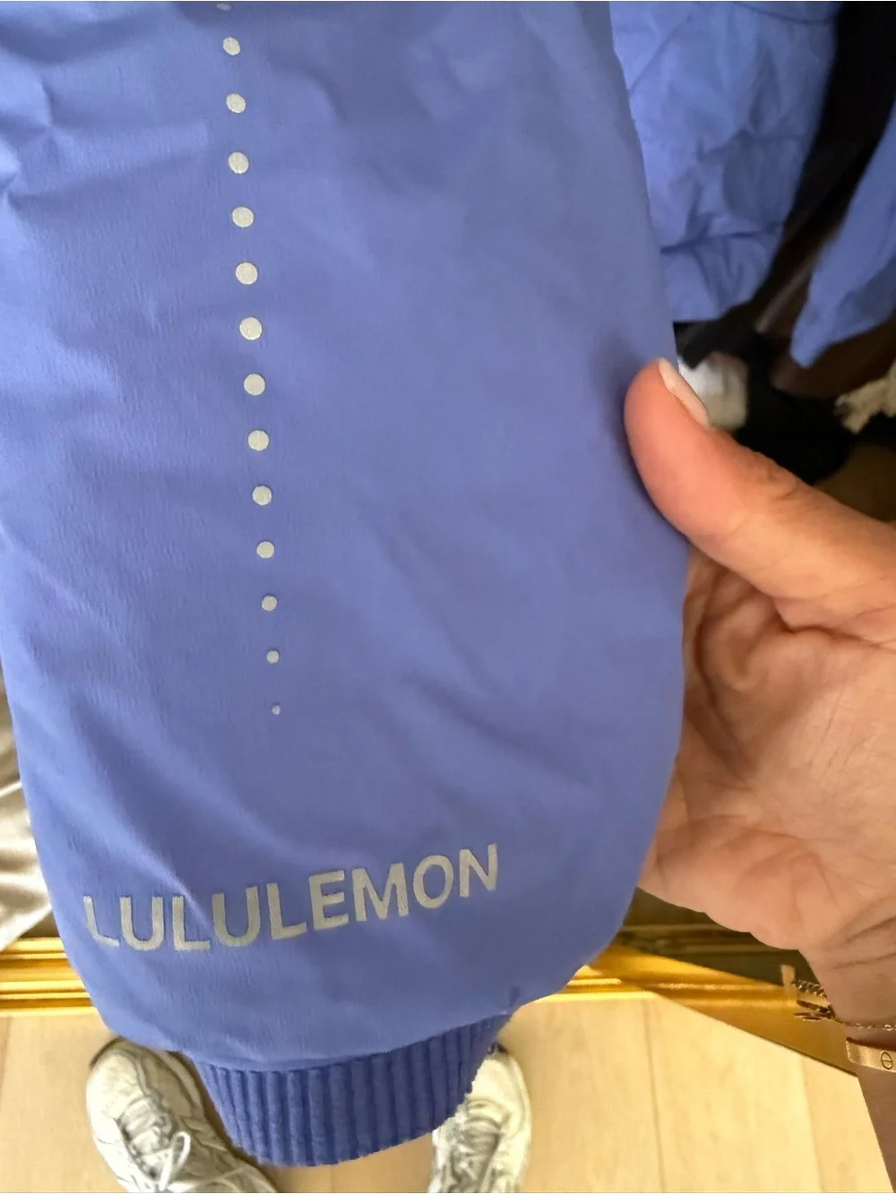 lululemon down for it all Periwinkle Quilted Hooded Jacket